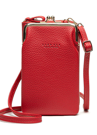 Lychee Pattern Diagonal Shoulder Purse Bag