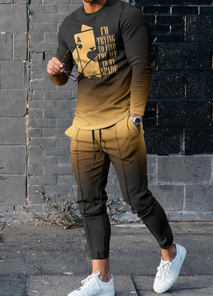 Long Sleeve & Pants Casual Suit