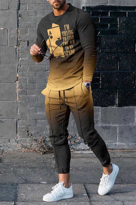 Long Sleeve & Pants Casual Suit