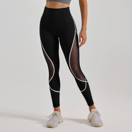 Mesh High Waist Yoga Pants