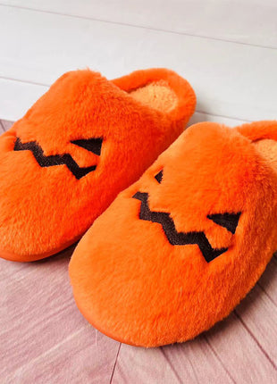 Cute Halloween Pumpkin Slippers