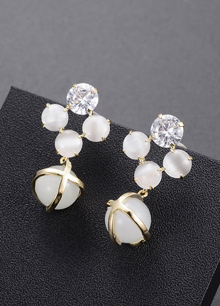 Fashionable Round High-end Earrings