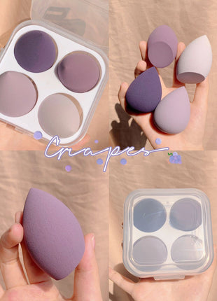 Makeup Sponge Egg with Box Set of 4
