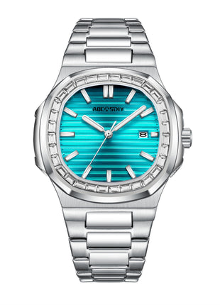 Diamond Steel Belt Luminous Quartz Waterproof Watch