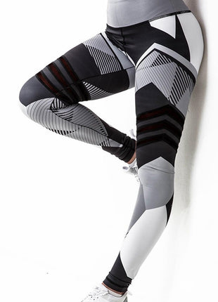 Reflective Compression Tights Quick Dry Yoga Pants