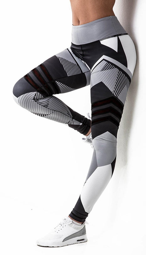 Reflective Compression Tights Quick Dry Yoga Pants