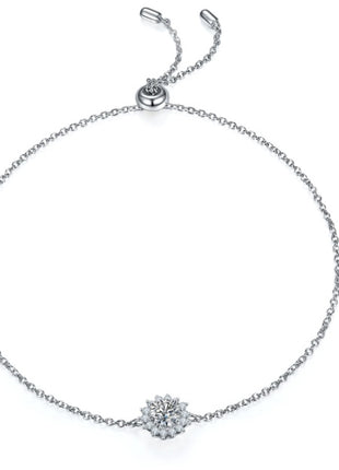 925 Silver Three Piece Combination Necklace, Earring & Bracelet