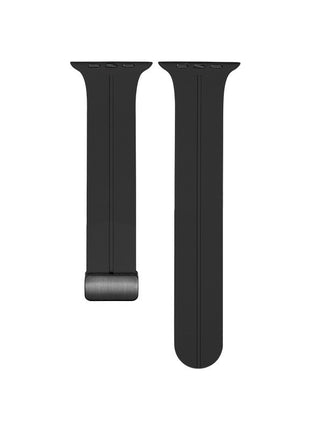Magnetic Suction Folding Buckle Silicone Applicable to Apple Watch