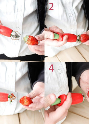 Huller Leaf Remover Kitchen Gadget