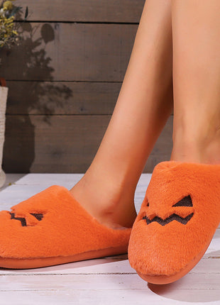 Cute Halloween Pumpkin Slippers