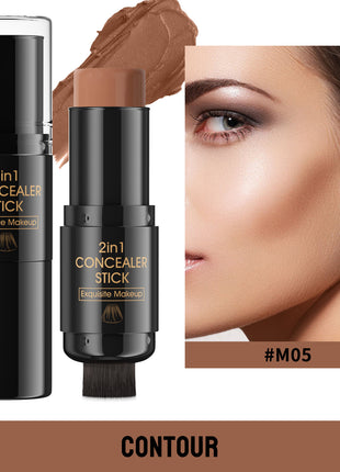 HelloKiss Double-Head Contour & Highlight Stick with Brush