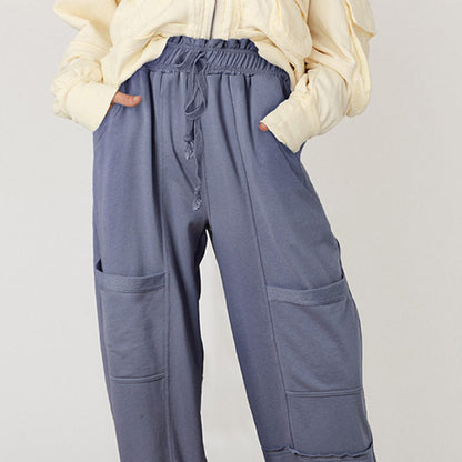 Versatile Multi-pocket Harem Pants