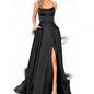 Silk Long Slimming & Shoulder Hollow Dress