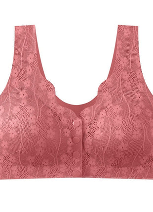 Seamless Front Buckle Underwear Plus Size Bra