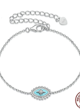 Eight-pointed Stars Sterling Silver Bracelet