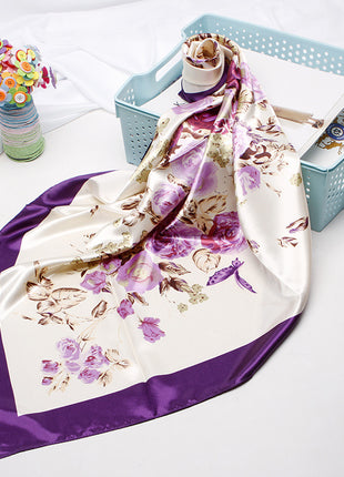 High-end Versatile Vintage Printed Workplace Scarf