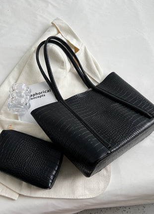 Soft Leather Large Capacity Combination Wallet & Bag