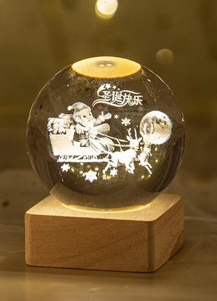 Crystal Ball Small Night Lamp Projection