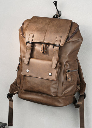 Large Capacity Korean Casual Retro Backpack