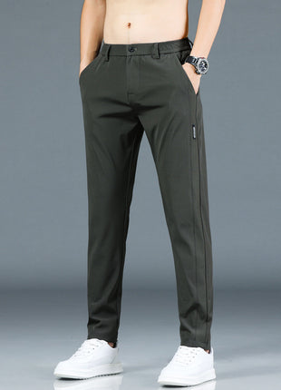 Loose Straight Stretch Trousers