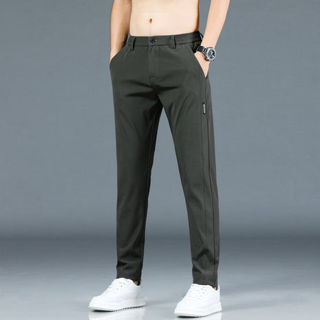 Loose Straight Stretch Trousers