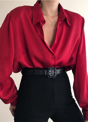 Loose Design Intellectual Elegant Shirt