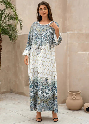 Yahua Floral Long Sleeved Stylish Dress