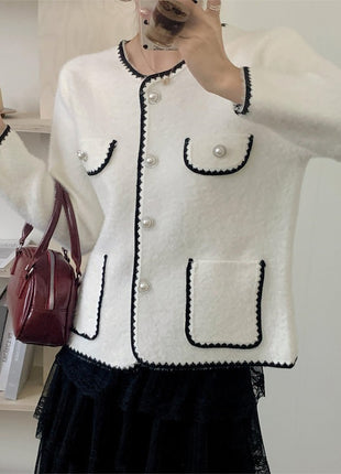 Mink Velvet Soft Glutinous Fashion Sweater for Autumn and Winter