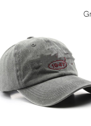 Vintage Washed Denim Baseball Cap