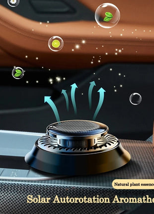 Solar Powered Car Air Freshener & Cleaner Perfume Fragrance Diffuser