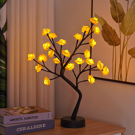Flower Tree Table Lamps USB Operated