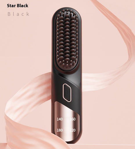Cordless Wet & Dry Hair Straightener Brush
