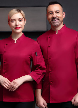 Long Sleeve Autumn And Winter Men's And Women's Chef Uniform