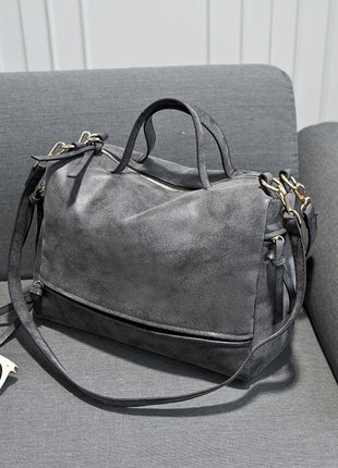 Matte Leather Locomotive Handbags