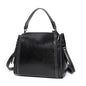 Korean style Leather new oil wax all-match Shoulder Bag