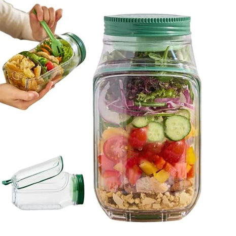 Portable Salad Pod Container – Freshness That Travels With You!