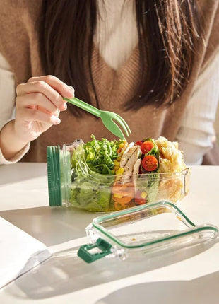 Portable Salad Pod Container – Freshness That Travels With You!