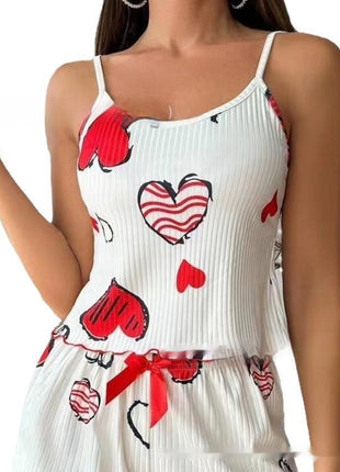 Summer Elastic Pyjamas Set