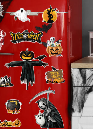 Halloween Magnetic Suction Fridge Stickers Set