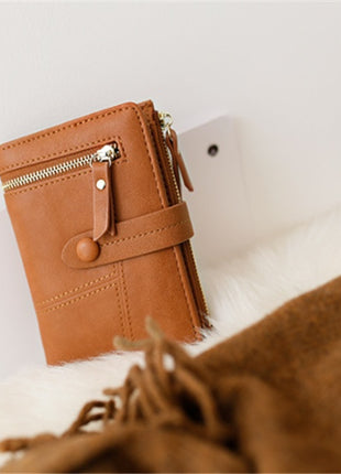 Zipper Buckle Clutch