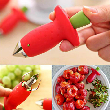 Huller Leaf Remover Kitchen Gadget