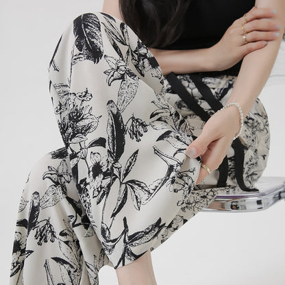 Ink Ice Silk Floral Print