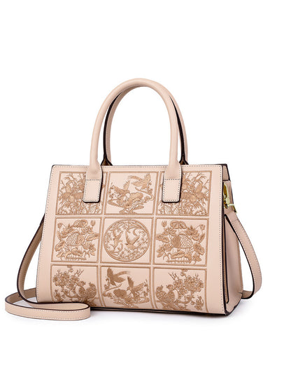 Retro Embroidered Shoulder Crossbody Handbag