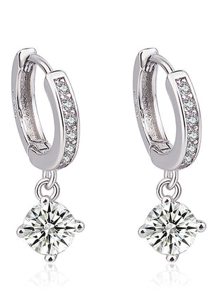 Copper Zircon Earrings