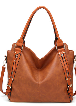 Vintage Leather Tote Bag