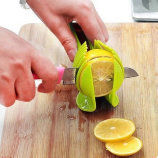 Fruit & Veggie Slicer Holder | Safe & Easy Food Grip Tool