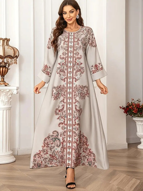 Traditional Design Long Dress
