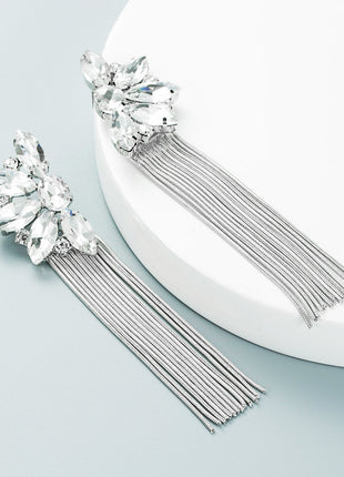 Half Flower Exaggerated Earrings