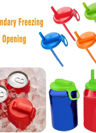 Reusable Soda Can Lid & Straw Cap