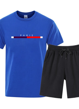 Cotton T-shirt & Shorts Two-piece Set